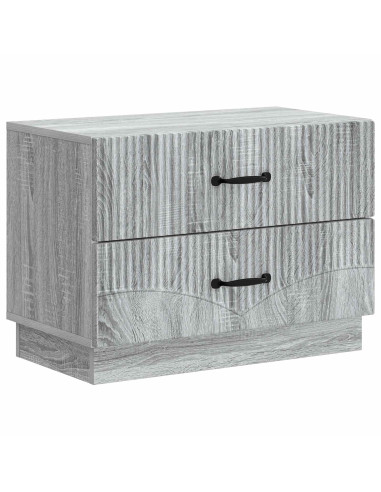 Armadio da Notte con cassetto Grigio Sonoma 62 x 34,5 x 44,5 cm
