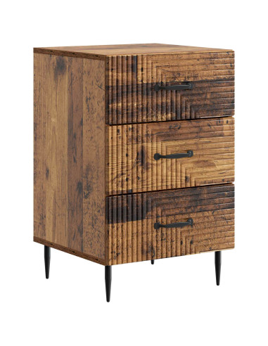 Armadio da Notte con cassetto Legno antico 43 x 41 x 66,5 cm