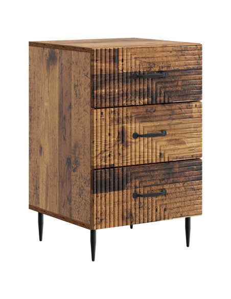 Armadio da Notte con cassetto Legno antico 43 x 41 x 66,5 cm