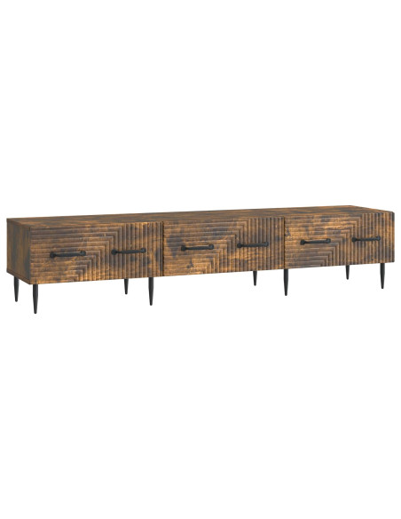 Mobile TV Rovere Fumo 147 x 34,5 x 30 cm Legno ingegnerizzato