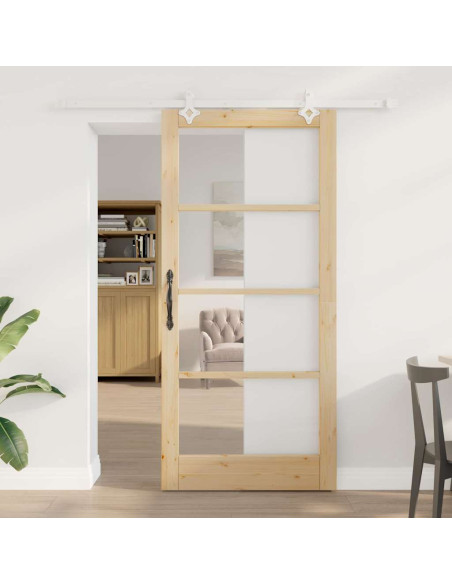 Porta scorrevole Naturale 93 x 202 cm