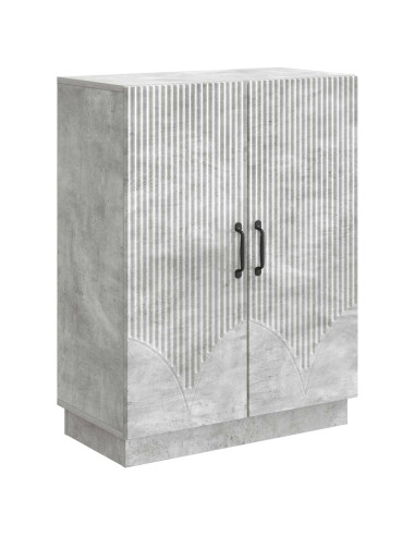 Credenza Grigio Cemento 66 x 34,5 x 87 cm Legno ingegnerizzato