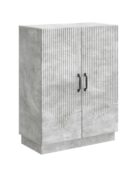 Credenza Grigio Cemento 66 x 34,5 x 87 cm Legno ingegnerizzato