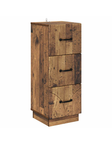 Mobile con Cassetti Legno antico 33 x 34,5 x 87 cm