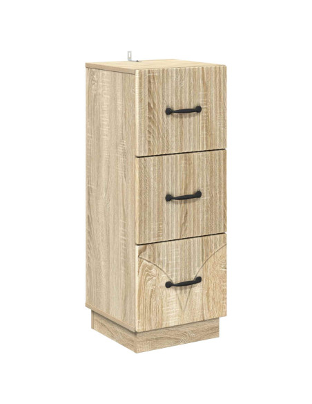 Mobile con Cassetti Rovere Sonoma 33 x 34,5 x 87 cm