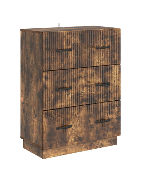 Mobile con Cassetti Rovere Fumo 66 x 34,5 x 87 cm