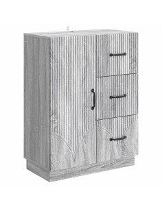 Credenza Grigio Sonoma 66 x 34,5 x 87 cm Legno ingegnerizzato