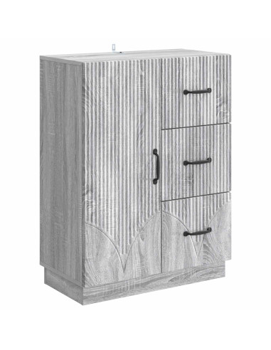Credenza Grigio Sonoma 66 x 34,5 x 87 cm Legno ingegnerizzato
