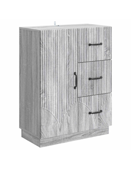 Credenza Grigio Sonoma 66 x 34,5 x 87 cm Legno ingegnerizzato