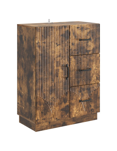 Credenza Rovere Fumo 66 x 34,5 x 87 cm Legno ingegnerizzato