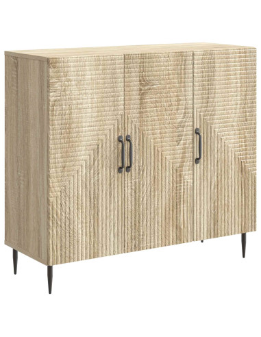 Credenza Rovere Sonoma 89 x 34,5 x 80 cm Legno ingegnerizzato