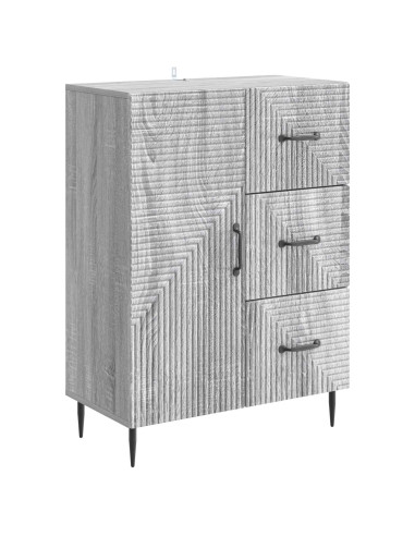 Credenza Grigio Sonoma 66 x 34,5 x 89,5 cm Legno ingegnerizzato