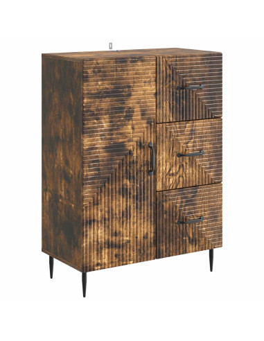 Credenza Rovere Fumo 66 x 34,5 x 89,5 cm Legno ingegnerizzato