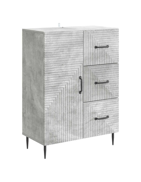 Credenza con cassetto Grigio Cemento 66 x 34,5 x 89,5 cm