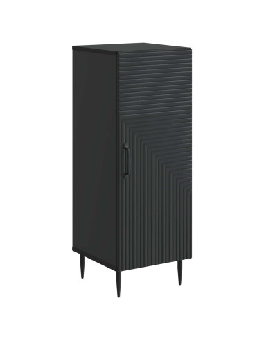 Credenza Nero 33 x 34,5 x 89,5 cm Legno ingegnerizzato