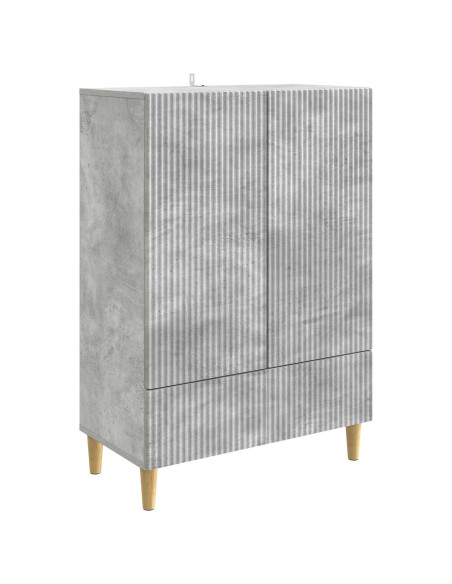 Credenza Grigio Cemento 66 x 34,5 x 95 cm Legno ingegnerizzato
