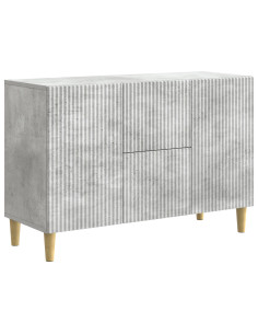 Credenza Grigio Cemento 89 x 34,5 x 60 cm Legno ingegnerizzato