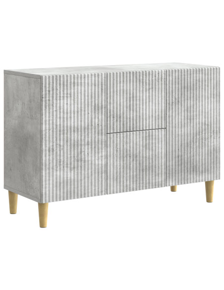 Credenza Grigio Cemento 89 x 34,5 x 60 cm Legno ingegnerizzato
