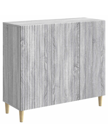 Credenza Grigio Sonoma 89 x 34,5 x 80 cm Legno ingegnerizzato