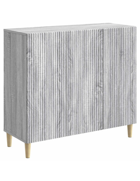 Credenza Grigio Sonoma 89 x 34,5 x 80 cm Legno ingegnerizzato