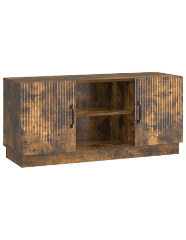 Mobile TV Rovere Fumo 102 x 34,5 x 47 cm Legno ingegnerizzato
