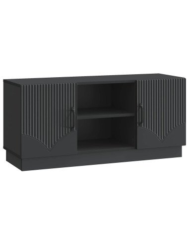 Mobile TV Nero 102 x 34,5 x 47 cm Legno ingegnerizzato