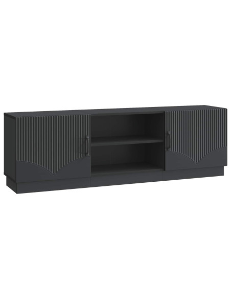 Mobile TV Nero 150 x 31 x 47 cm Legno ingegnerizzato