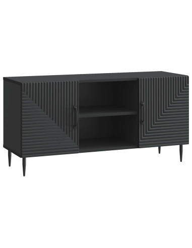 Mobile TV Nero 102 x 34,5 x 50 cm Legno ingegnerizzato