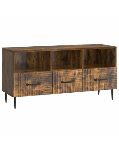 Mobile TV Rovere Fumo 102 x 34,5 x 50 cm Legno ingegnerizzato