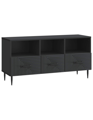 Mobile TV Nero 102 x 34,5 x 50 cm Legno ingegnerizzato