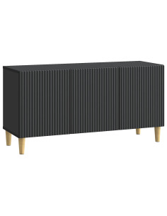 Mobile TV Nero 99 x 34,5 x 50 cm Legno ingegnerizzato