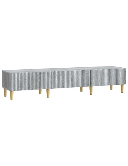 Mobile TV Grigio Sonoma 147 x 34,5 x 30 cm Legno ingegnerizzato