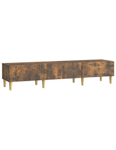 Mobile TV Rovere Fumo 147 x 34,5 x 30 cm Legno ingegnerizzato