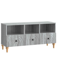 Mobile TV Sonoma grigia 102 x 34,5 x 50 cm Legno ingegnerizzato
