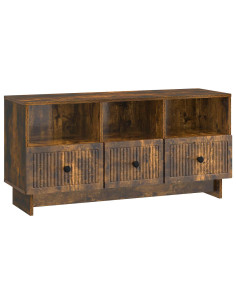 Mobile TV Rovere Fumo 102 x 34,5 x 50 cm Legno ingegnerizzato