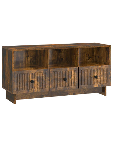 Mobile TV Rovere Fumo 102 x 34,5 x 50 cm Legno ingegnerizzato