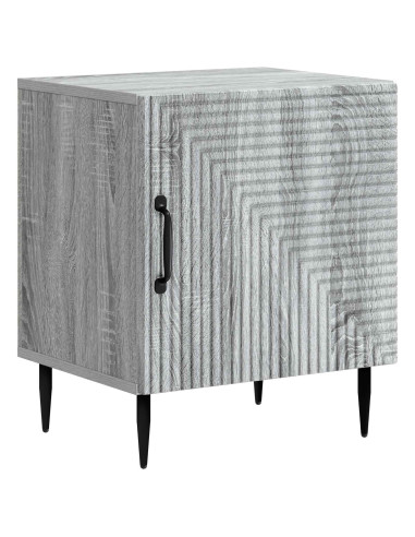 Armadio da Notte Grigio Sonoma 43 x 34,5 x 50 cm