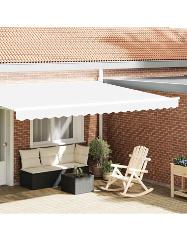 Tenda a Braccio Bianco 430 x 20 cm Tela