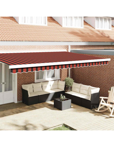 Tenda a Braccio Multicolore 480 x 20 cm Tela