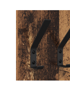 Appendiabiti a muro Legno vecchio 20 x 1.5 x 100 cm