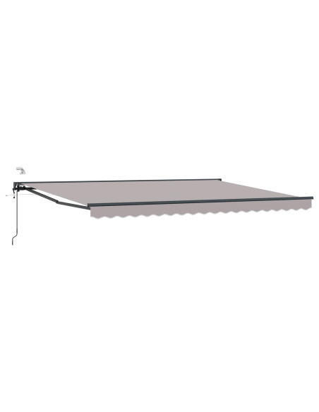 Tettuccio Elettrico Retrattile Grigio chiaro 5 × 3,5 m