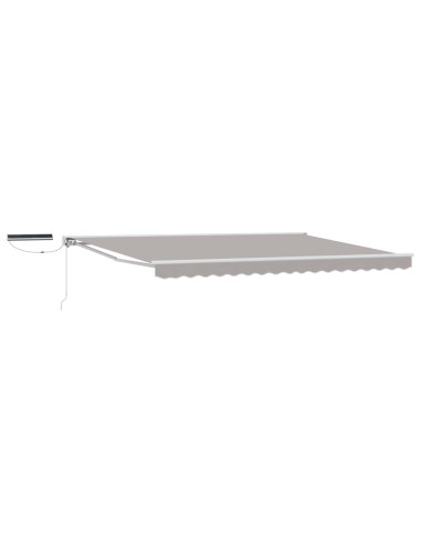 Tettuccio Elettrico Retrattile Grigio chiaro 4 × 3,5 m