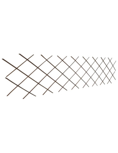 Recinzione a Traliccio in Salice 5 pz 180x60 cm