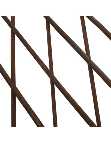 Recinzione a Traliccio in Salice 5 pz 180x60 cm