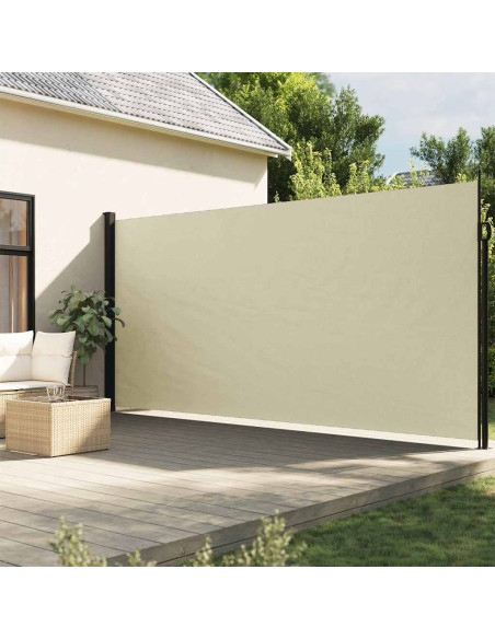 Tenda da Sole Laterale Retrattile Crema 220x600 cm