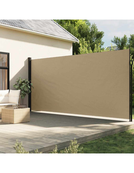 Tenda da Sole Laterale Retrattile Beige 200x300 cm