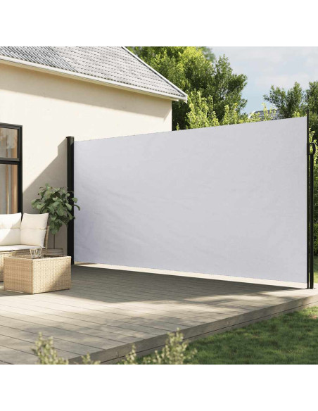 Tenda da Sole Laterale Retrattile Bianco 200x500 cm