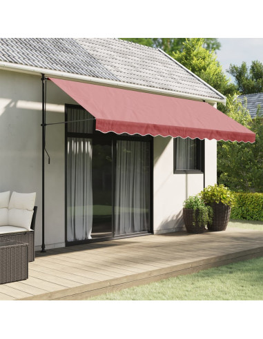 Tessuto di Ricambio per Mantovana da Tenda Strisce Bordeaux 4 m