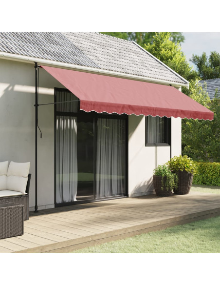 Tessuto di Ricambio per Mantovana da Tenda Strisce Bordeaux 4 m