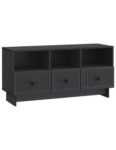 Mobile TV Nero 102 x 34,5 x 50 cm Legno ingegnerizzato